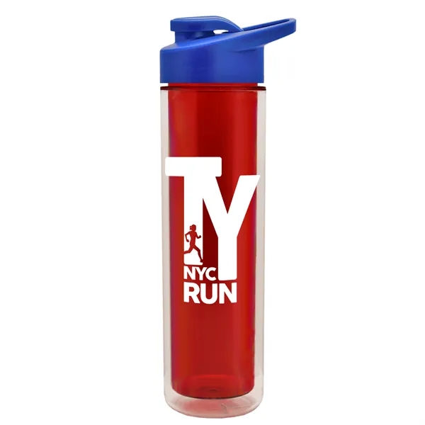 16 oz. Double Wall Insulated Bottle with Drink-Thru Lid. Bottle has... from ASI 40480 Koozie Group