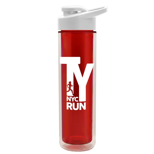 16 oz. Double Wall Insulated Bottle with Drink-Thru Lid. Bottle has... from ASI 40480 Koozie Group
