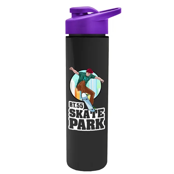 16 oz. Double Wall Insulated Bottle with Drink-Thru Lid. Bottle has... from ASI 40480 Koozie Group
