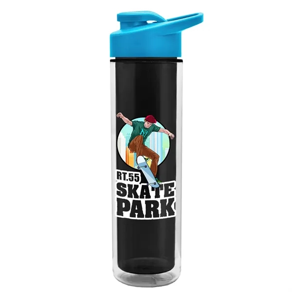 16 oz. Double Wall Insulated Bottle with Drink-Thru Lid. Bottle has... from ASI 40480 Koozie Group