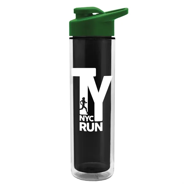 16 oz. Double Wall Insulated Bottle with Drink-Thru Lid. Bottle has... from ASI 40480 Koozie Group