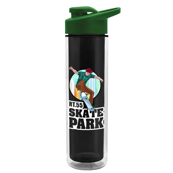 16 oz. Double Wall Insulated Bottle with Drink-Thru Lid. Bottle has... from ASI 40480 Koozie Group