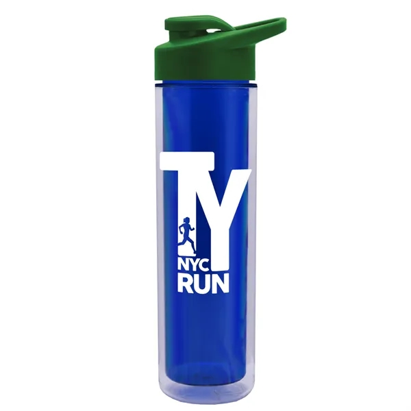 16 oz. Double Wall Insulated Bottle with Drink-Thru Lid. Bottle has... from ASI 40480 Koozie Group