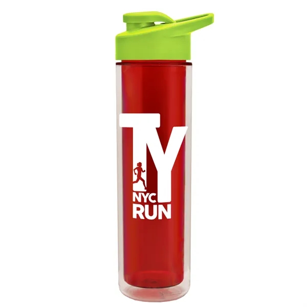 16 oz. Double Wall Insulated Bottle with Drink-Thru Lid. Bottle has... from ASI 40480 Koozie Group