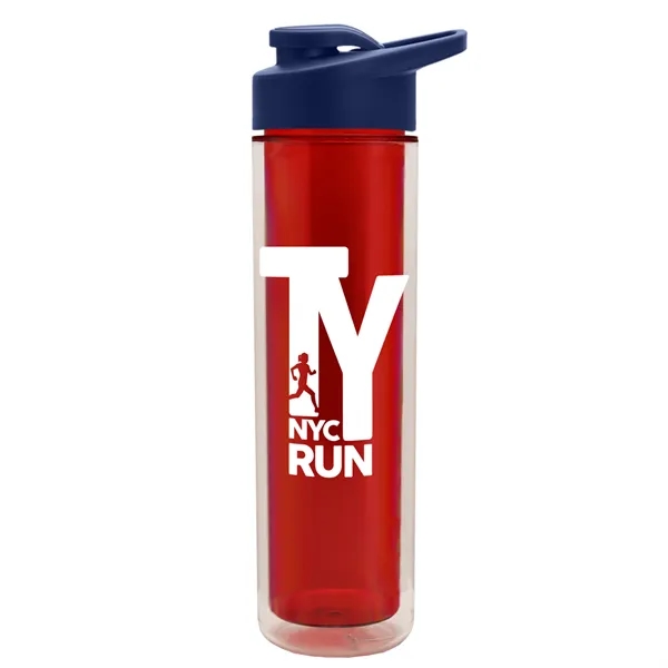 16 oz. Double Wall Insulated Bottle with Drink-Thru Lid. Bottle has... from ASI 40480 Koozie Group