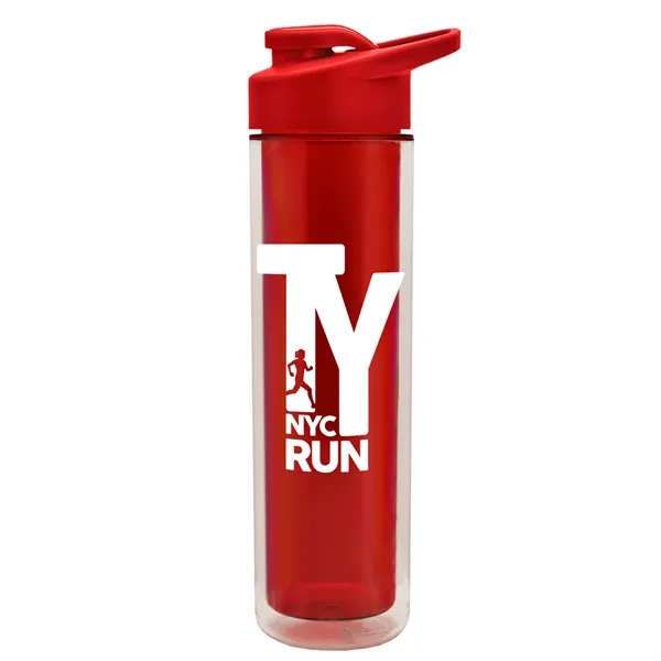 16 oz. Double Wall Insulated Bottle with Drink-Thru Lid. Bottle has... from ASI 40480 Koozie Group