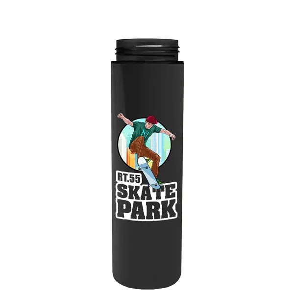 16 oz. Double Wall Insulated Bottle with Drink-Thru Lid. Bottle has... from ASI 40480 Koozie Group