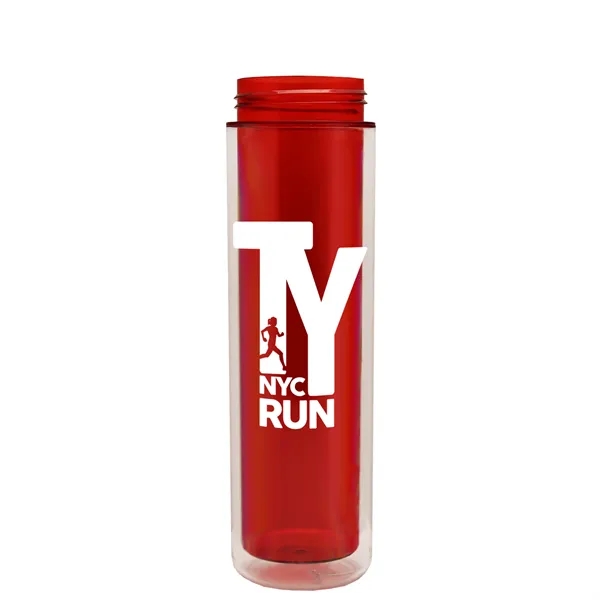 16 oz. Double Wall Insulated Bottle with Drink-Thru Lid. Bottle has... from ASI 40480 Koozie Group
