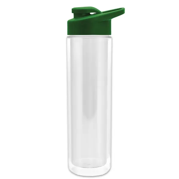 16 oz Double Wall Insulated Sport Bottle with Drink-Thru Lid... from ASI 40480 Koozie Group