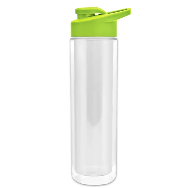 16 oz Double Wall Insulated Sport Bottle with Drink-Thru Lid... from ASI 40480 Koozie Group