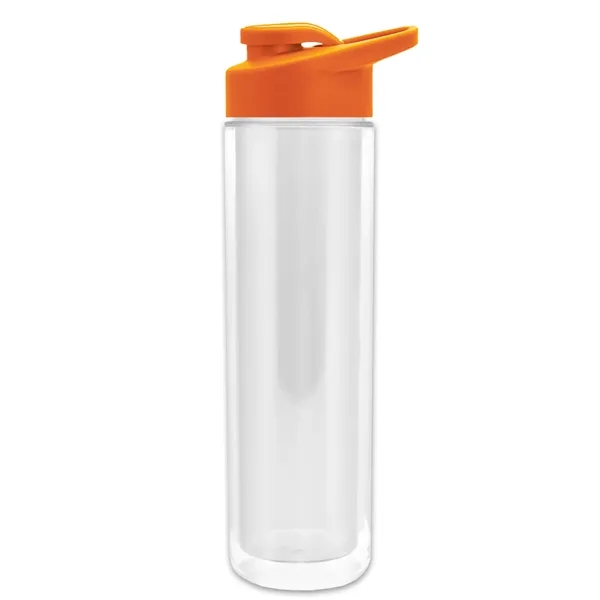 16 oz Double Wall Insulated Sport Bottle with Drink-Thru Lid... from ASI 40480 Koozie Group