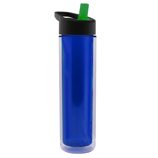 16 oz. Double Wall Insulated Bottle with Flip Straw Lid. Bottle... from ASI 40480 Koozie Group