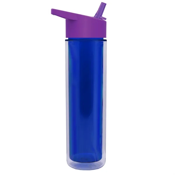 16 oz. Double Wall Insulated Bottle with Flip Straw Lid. Bottle... from ASI 40480 Koozie Group