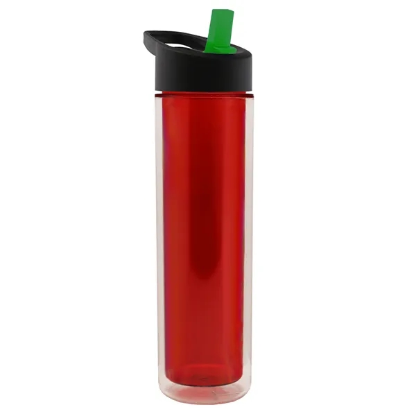 16 oz. Double Wall Insulated Bottle with Flip Straw Lid. Bottle... from ASI 40480 Koozie Group