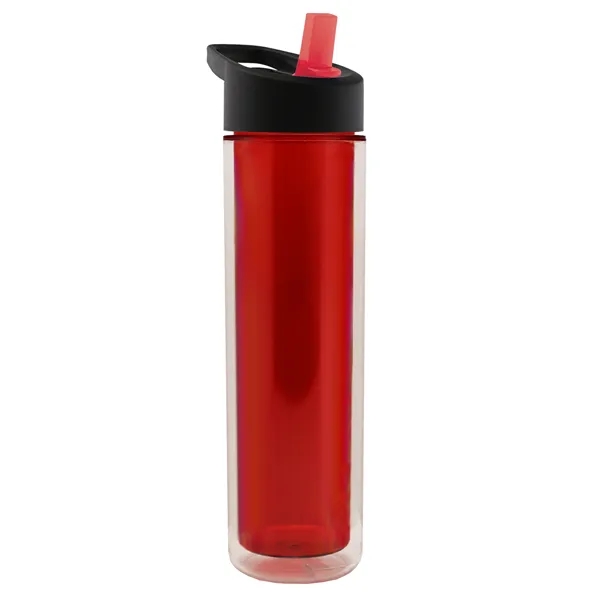 16 oz. Double Wall Insulated Bottle with Flip Straw Lid. Bottle... from ASI 40480 Koozie Group