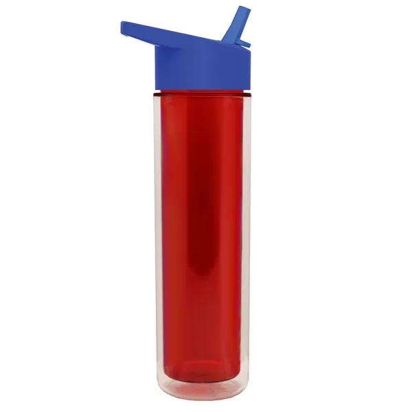 16 oz. Double Wall Insulated Bottle with Flip Straw Lid. Bottle... from ASI 40480 Koozie Group