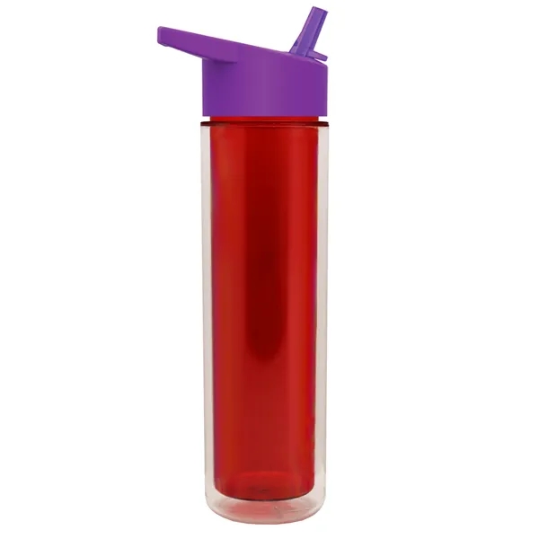 16 oz. Double Wall Insulated Bottle with Flip Straw Lid. Bottle... from ASI 40480 Koozie Group