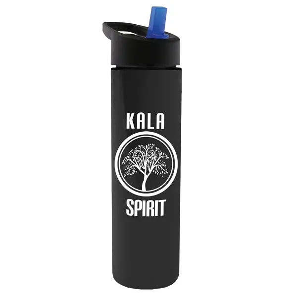 16 oz. Double Wall Insulated Bottle with Flip Straw Lid. Bottle... from ASI 40480 Koozie Group