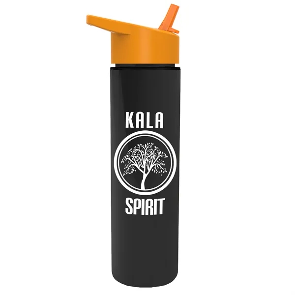 16 oz. Double Wall Insulated Bottle with Flip Straw Lid. Bottle... from ASI 40480 Koozie Group