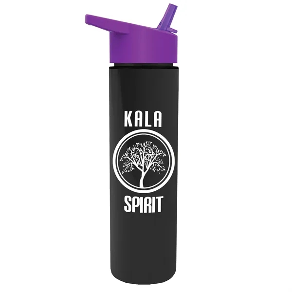 16 oz. Double Wall Insulated Bottle with Flip Straw Lid. Bottle... from ASI 40480 Koozie Group