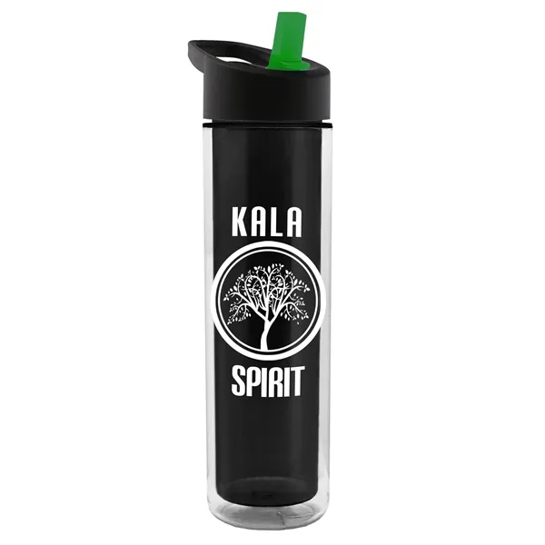 16 oz. Double Wall Insulated Bottle with Flip Straw Lid. Bottle... from ASI 40480 Koozie Group