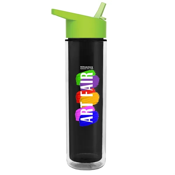 16 oz. Double Wall Insulated Bottle with Flip Straw Lid. Bottle... from ASI 40480 Koozie Group