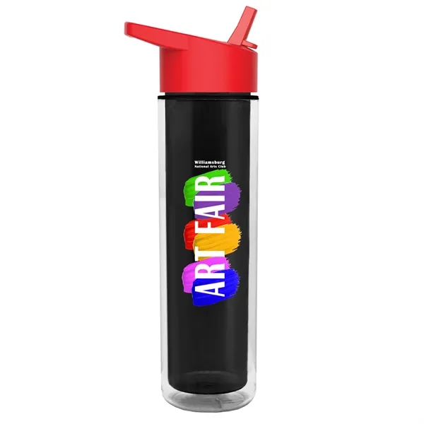 16 oz. Double Wall Insulated Bottle with Flip Straw Lid. Bottle... from ASI 40480 Koozie Group