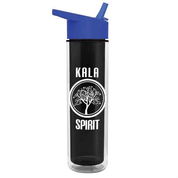 16 oz. Double Wall Insulated Bottle with Flip Straw Lid. Bottle... from ASI 40480 Koozie Group