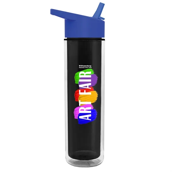 16 oz. Double Wall Insulated Bottle with Flip Straw Lid. Bottle... from ASI 40480 Koozie Group