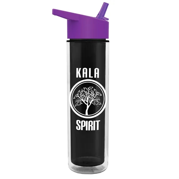 16 oz. Double Wall Insulated Bottle with Flip Straw Lid. Bottle... from ASI 40480 Koozie Group