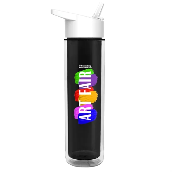 16 oz. Double Wall Insulated Bottle with Flip Straw Lid. Bottle... from ASI 40480 Koozie Group