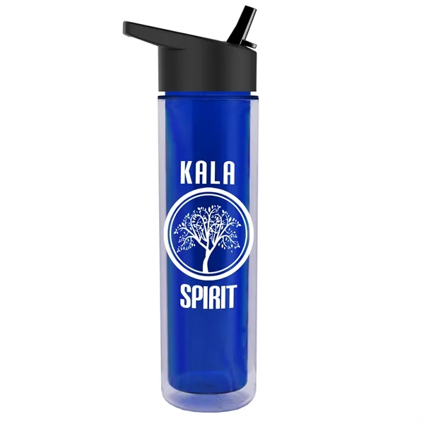 16 oz. Double Wall Insulated Bottle with Flip Straw Lid. Bottle... from ASI 40480 Koozie Group