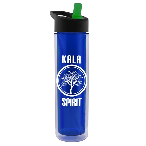 16 oz. Double Wall Insulated Bottle with Flip Straw Lid. Bottle... from ASI 40480 Koozie Group