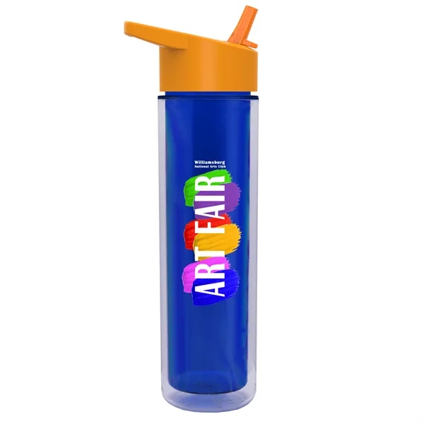 16 oz. Double Wall Insulated Bottle with Flip Straw Lid. Bottle... from ASI 40480 Koozie Group
