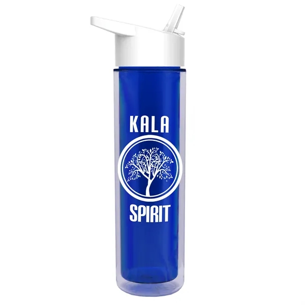 16 oz. Double Wall Insulated Bottle with Flip Straw Lid. Bottle... from ASI 40480 Koozie Group