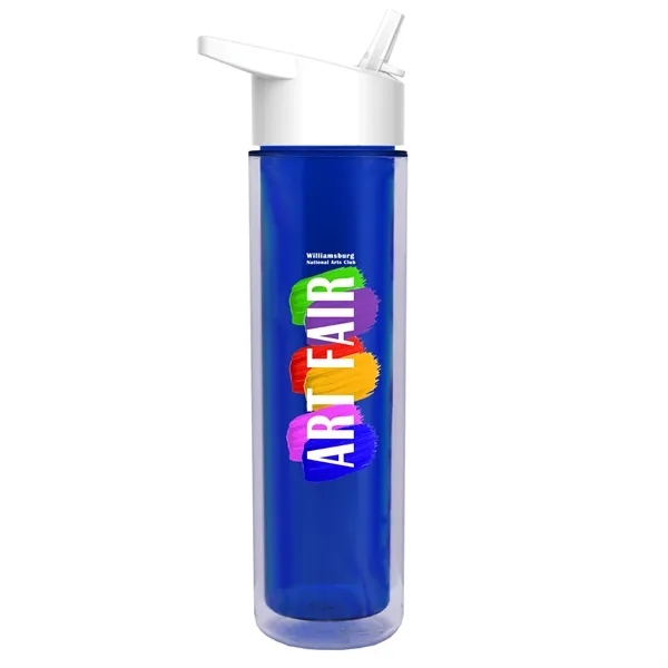 16 oz. Double Wall Insulated Bottle with Flip Straw Lid. Bottle... from ASI 40480 Koozie Group