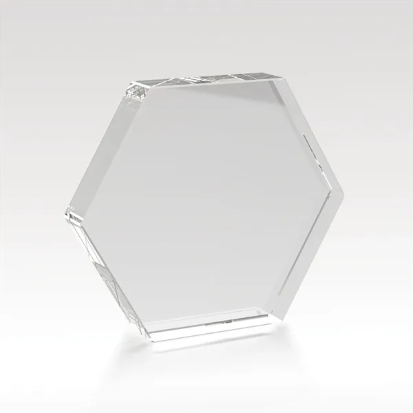 Celebrate your brand and team with a vibrant hexagon acrylic award-an... from ASI 93986 Visions/Awardcraft