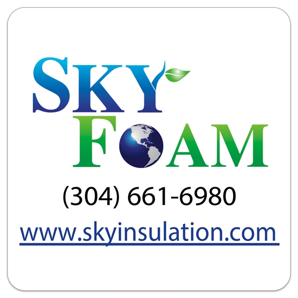 Square magnetic car sign measuring 12" x 12" with extra thickness... from ASI 56950 Gill Studios Inc / Gill-Line®