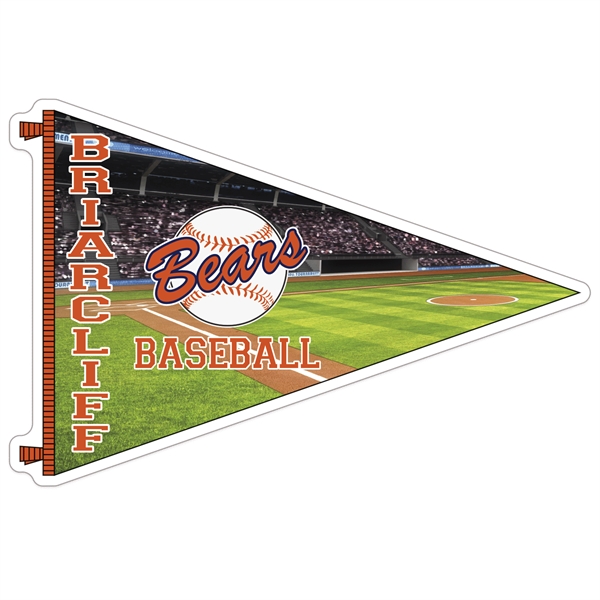 Pennant shaped magnet for your teams and schedules... from ASI 56950 Gill Studios Inc / Gill-Line®