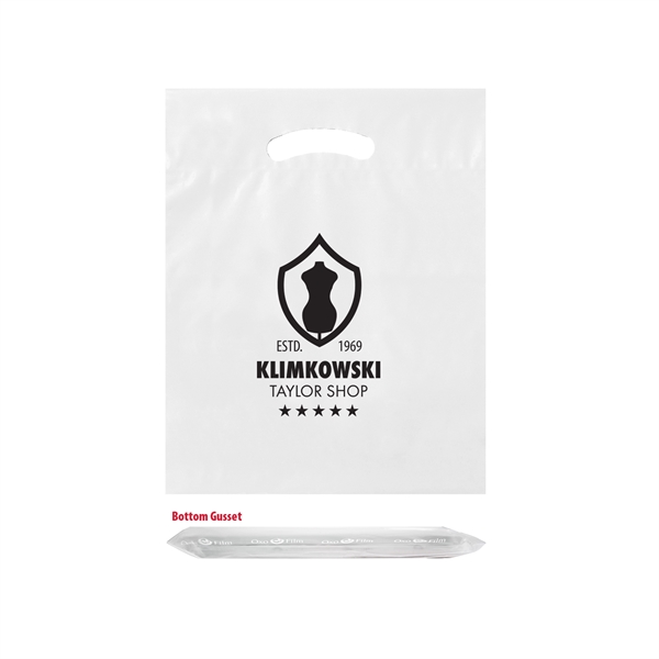 12" x 16" x 3" OXO LDPE plastic bag with gusset... from ASI 35290 American Ad Bag Co