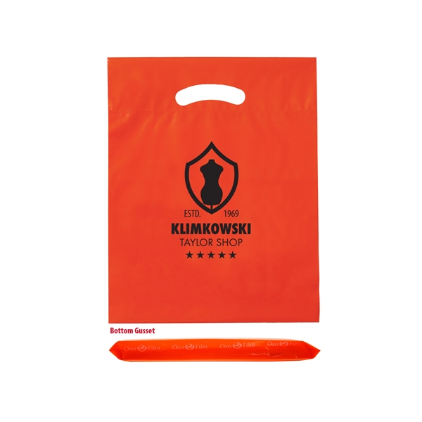 12" x 16" x 3" OXO LDPE plastic bag with gusset... from ASI 35290 American Ad Bag Co