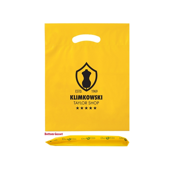 12" x 16" x 3" OXO LDPE plastic bag with gusset... from ASI 35290 American Ad Bag Co