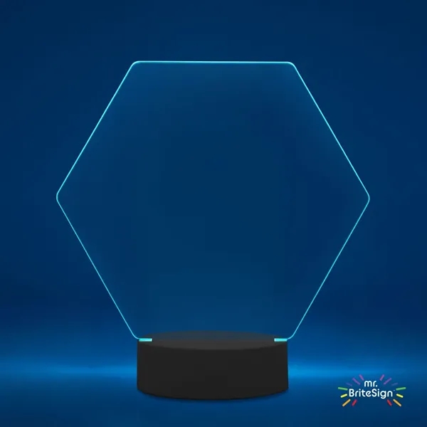 mr.BriteSign LED Acrylic Sign - Hexagon... from ASI 84592 St Regis Group