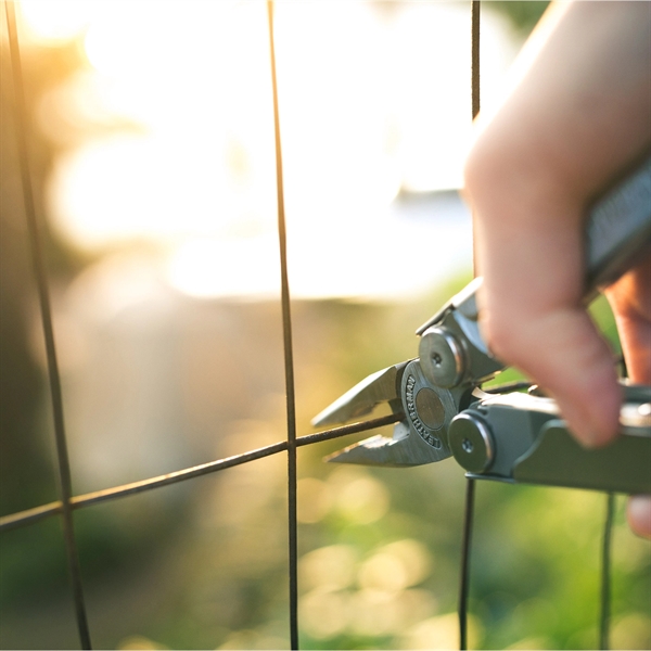 Stainless steel multi-function tool with wire cutters, serrated knife, pliers, saw,... from ASI 46170 Compass Industries Inc