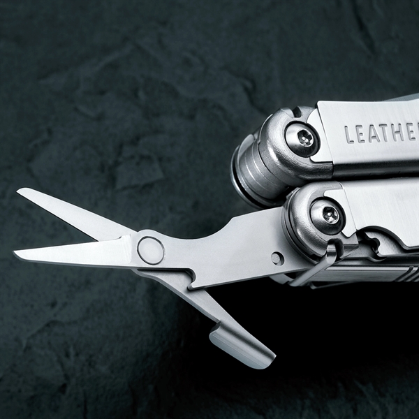 Stainless steel multi-function tool with wire cutters, serrated knife, pliers, saw,... from ASI 46170 Compass Industries Inc