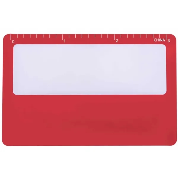 Credit card size paper thin magnifier.... from ASI 74585 Nu Promo International / Nu Promo Line