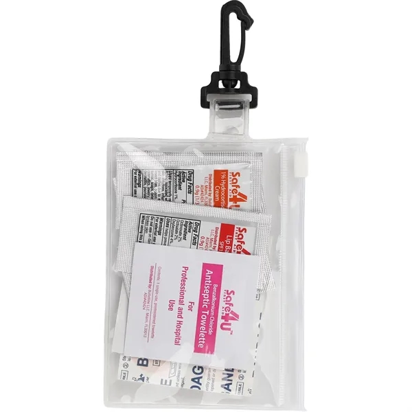 12 piece first aid kit in a zippered PVC pouch with... from ASI 66887 PCNA / Bullet