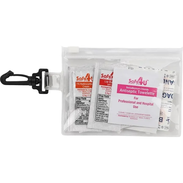 12 piece first aid kit in a zippered PVC pouch with... from ASI 66887 PCNA / Bullet