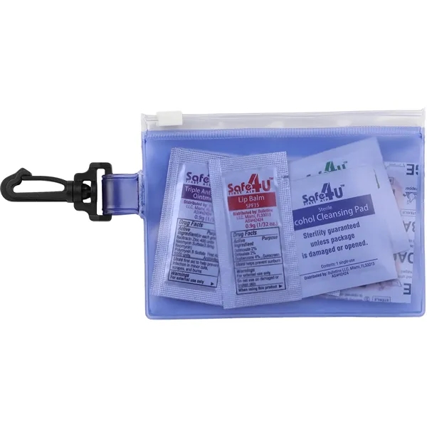 12 piece first aid kit in a zippered PVC pouch with... from ASI 66887 PCNA / Bullet