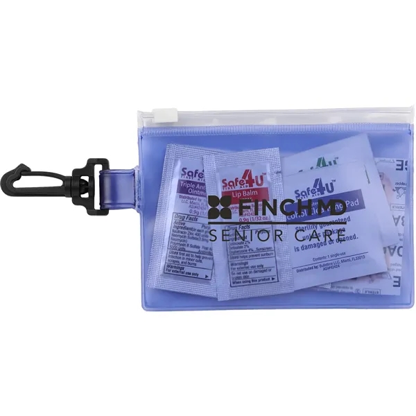 12 piece first aid kit in a zippered PVC pouch with... from ASI 66887 PCNA / Bullet